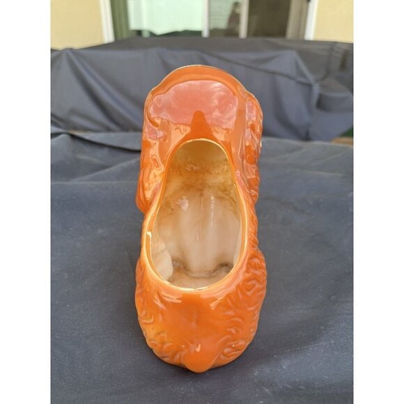 Vintage Cocker Spaniel Dog Planter Big Eyes Mid Century Ceramic Taiwan 9403 - Picture 4 of 10